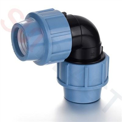 HDPE-pakkaus 90 asteen kyynärpää